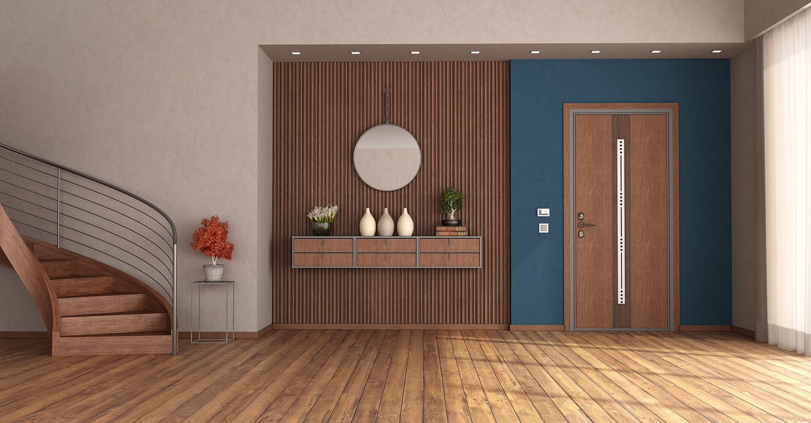 modern wood interior doors