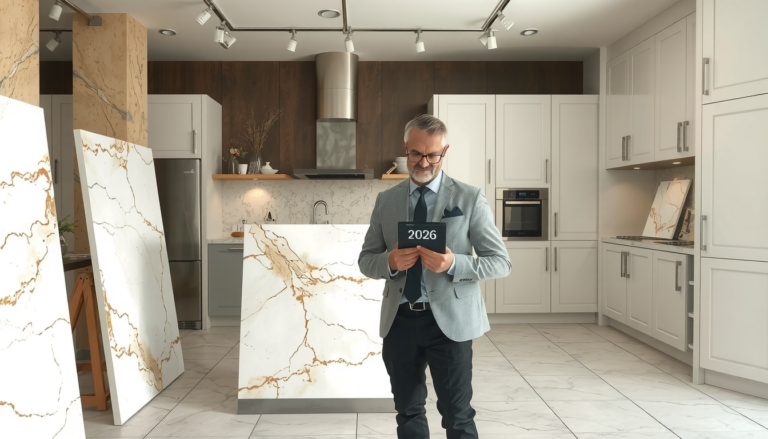 The Cost Guide: Taj Mahal Quartzite Slabs & Cabinet Installation